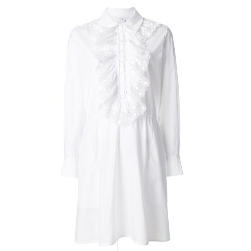 CHLOE/克洛伊 经典款 女士白色蕾丝装饰 时尚连衣裙 $C18SRO85042101 ZWJ01AAB