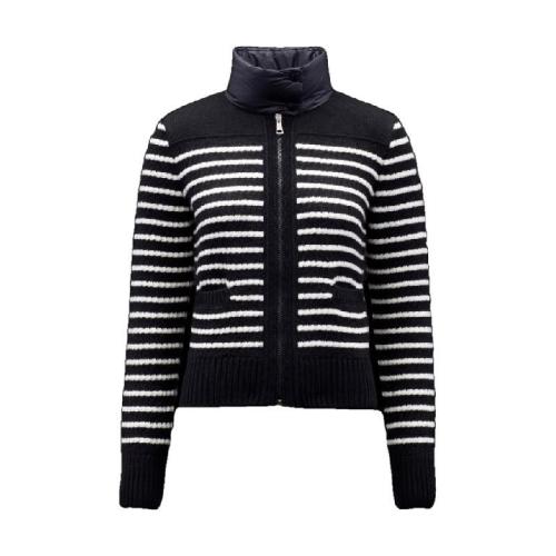  MONCLER蒙可蒙克莱 22年秋冬 女士 针织衫 Padded Wool %26 Mohair Cardigan H20939B00011M19419