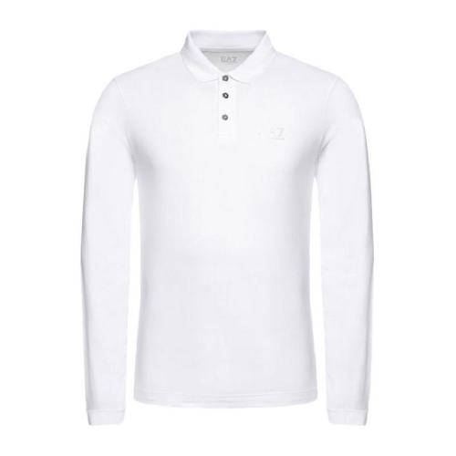 Emporio Armani/安普里奥阿玛尼 男士白色棉质长袖Polo衫 8NPF05-JM5Z-0100 PLFSX