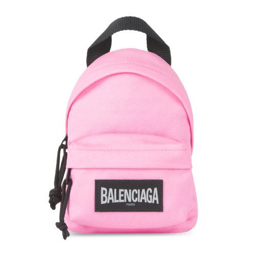 Balenciaga/巴黎世家 Oversized系列迷你男女同款中性纯色再生尼龙经典字母徽标印花装饰拉链开合双肩包手提包背包 656060-2JMRX 多色可选【预售3-4周发货】