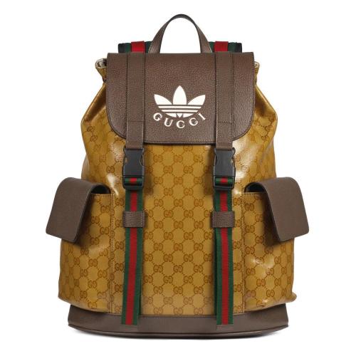 GUCCI古驰 22年秋冬 男士 adidas x Gucci联名系列背包 495563 UVSHT 7269