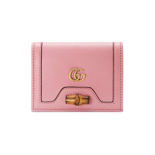  GUCCI古驰 22年秋冬 女士 Gucci Diana系列竹节卡包 658244 17Q0T 5815