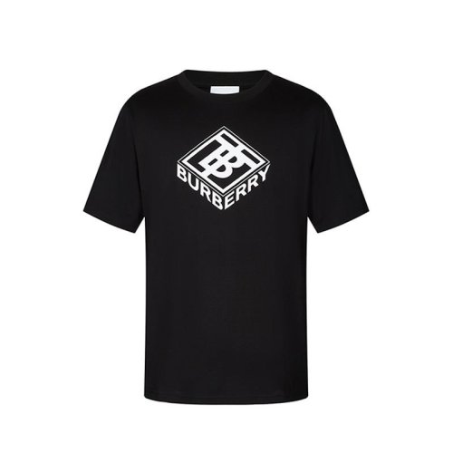  BURBERRY/博柏利 男士黑色棉质短袖T恤 8021831 PLFSX