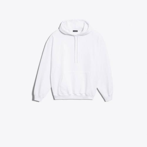  BALENCIAGA巴黎世家 22年春夏 女士 卫衣 Womens Balenciaga Hoodie in White 556143TA_V37900