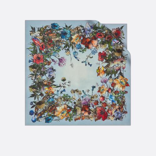  DIOR迪奥 22年秋冬 女士 丝巾 Carre D-Millefiori 15MIF070I611_C520 预定商品1-3周发货