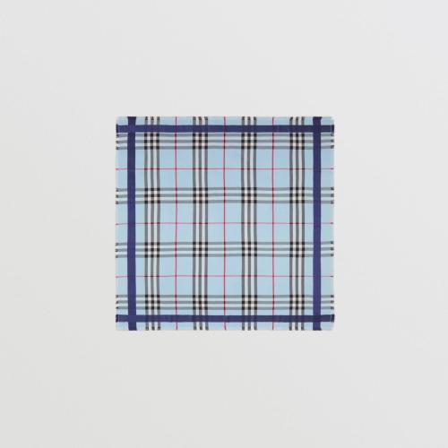  BURBERRY 22年秋冬 女士 格纹丝毛混纺大号方巾 80550161