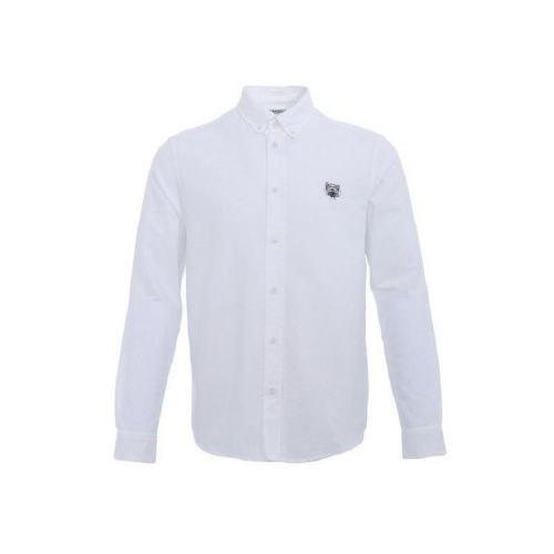  KENZO/高田贤三 男士白色棉质长袖衬衫 5CH400 1LD 01 PLFSX