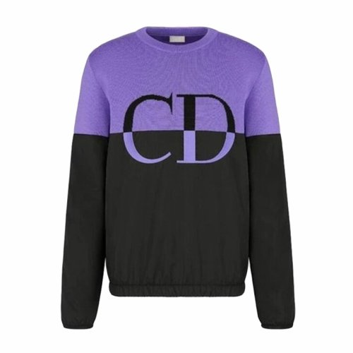 Dior Homme/迪奥桀傲 女士拼色棉质卫衣 113M620A T188 485 PLFSX