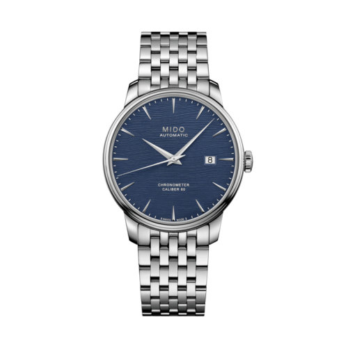 mido/美度 贝伦赛丽系列硅游丝长动能天文台认证自动机械男士蓝色腕表40.00毫米 M027.408.11.041.00