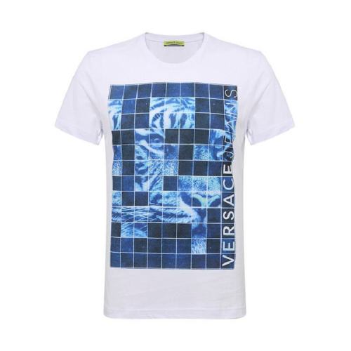  VERSACE JEANS COUTURE JEANS/范思哲 男士花色棉质短袖T恤 B3GRA73C36598003 PLFSX