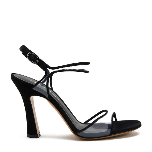 Emporio Armani/安普里奥阿玛尼 黑色 女士高跟凉鞋 X3P748-XL287-N504