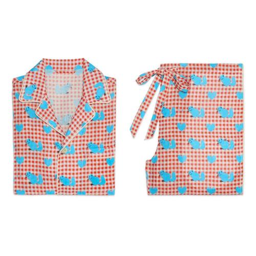  GUCCI古驰 22年秋冬 男士 Gucci HA HA HA特别系列睡衣套装 719307 ZAK3P 6303