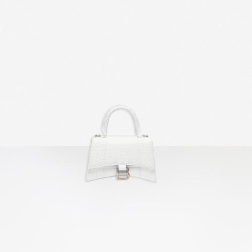  BALENCIAGA巴黎世家 22年秋冬 女士 单肩包 Hourglass XS Top Handle手袋 5928331LR6Y9016 预定商品1-3周发货