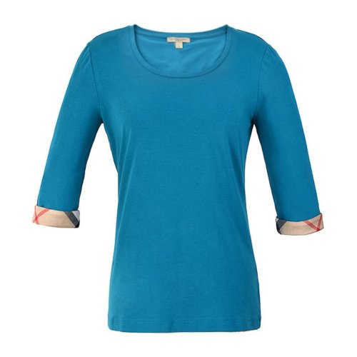  BURBERRY/博柏利 女士格纹棉质长袖T恤 4004653 PLFSX