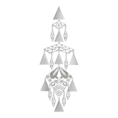 GUCCI古驰 22年秋冬 女士 几何图案吊坠耳环 727313 I4601 0926