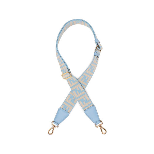 FENDI/芬迪 【22春夏新款】 女士织物配皮Strap You双搭扣长款可调节肩带FF图案 8AV386 AJPE