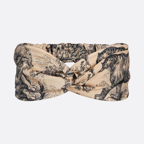  DIOR迪奥 22年秋冬 女士 发带 Dior 印花发带 25JOU155I602_C107