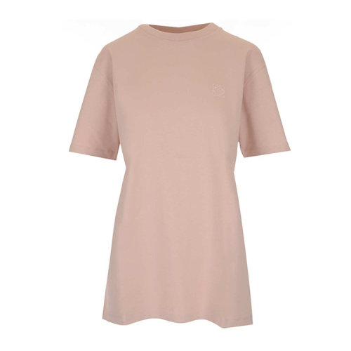 LOEWE/罗意威  女装 品牌LOGO 百搭白色/粉色 棉质 女士圆领短袖T恤 S359333XBW-2100 HQY015678