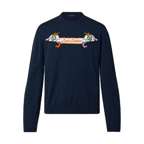 LV路易威登 22年秋冬 LV x NIGO联名 LV2 男士 针织衫 1A9KFB 1 预定商品2-6周发货