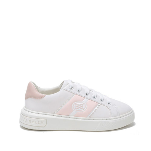 BALLY/巴利 2021款 女士皮质系带休闲运动鞋板鞋小白鞋 MIKKI