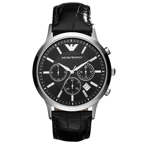 Emporio Armani/安普里奥阿玛尼 阿玛尼手表男士简约三眼计时石英腕表 AR2447
