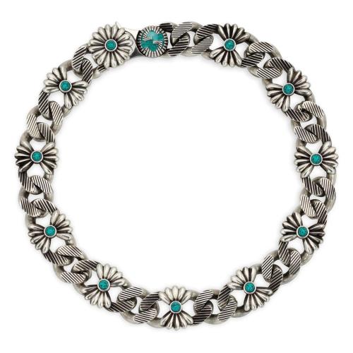  GUCCI古驰 22年秋冬 女士 互扣式双G花朵项链 700433 J8H67 8183