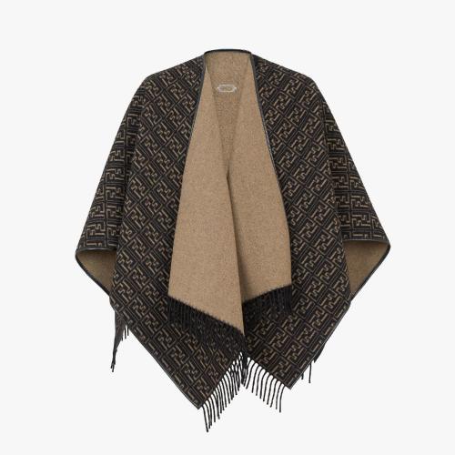  FENDI芬迪 22年秋冬 男士 斗篷 Poncho FXX056ALGTF0D8J