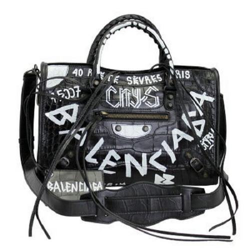  Balenciaga/巴黎世家 女士黑色皮革单肩包 5162600FE0T1190 PLSX