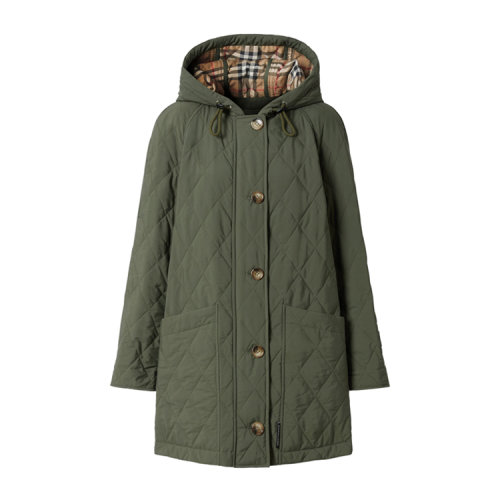 BURBERRY/博柏利 菱形绗缝温控女士大衣 8021186 1
