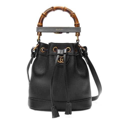  GUCCI古驰 22年秋冬 女士 Gucci Diana竹节迷你水桶包 724667 UAAAY 1092