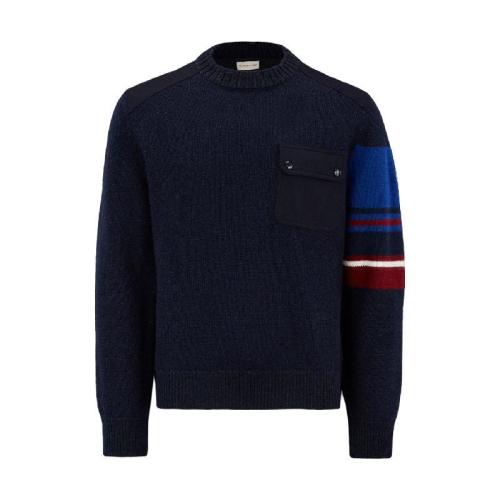  MONCLER蒙可蒙克莱 22年秋冬 男士 针织衫 Wool %26 Flannel jumper H20919C00023M2275743