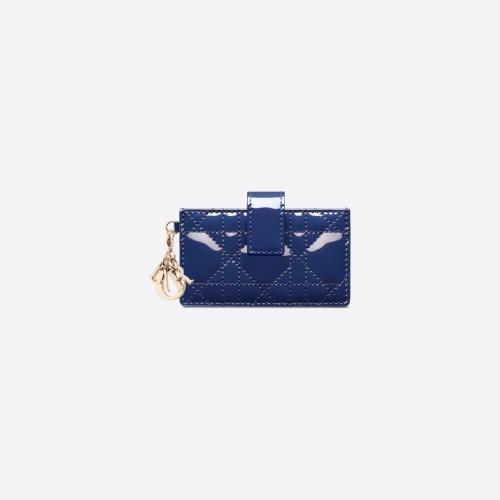  DIOR迪奥 22年秋冬 女士 卡包 Porte-cartes a goussets Lady Dior S0074OVRB_M14Z