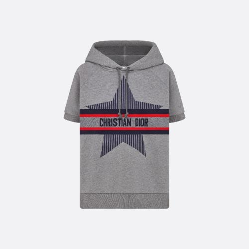 DIOR迪奥 22年秋冬 女士 卫衣 Sweatshirt a capuche et manches courtes DiorAlps 143S06A400