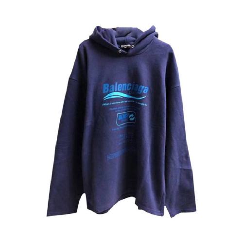  Balenciaga/巴黎世家 男士深蓝色织物卫衣 661711-TKVF9-3866 PLFSX