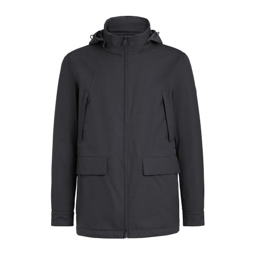 Z Zegna 藏青色TECHMERINO? 羊毛军装夹克ZZT107-VV057-B09