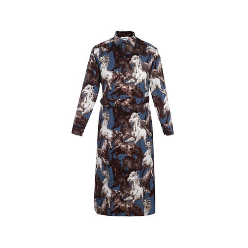 KENZO/高田贤三 女士连衣裙女士棉质中长款衬衫连衣裙2RO0179PF