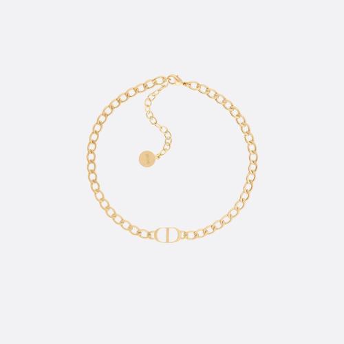  DIOR迪奥 22年秋冬 女士 项链 Petit CD 短项链 N1296PTCMT_D300 预定商品1-3周发货