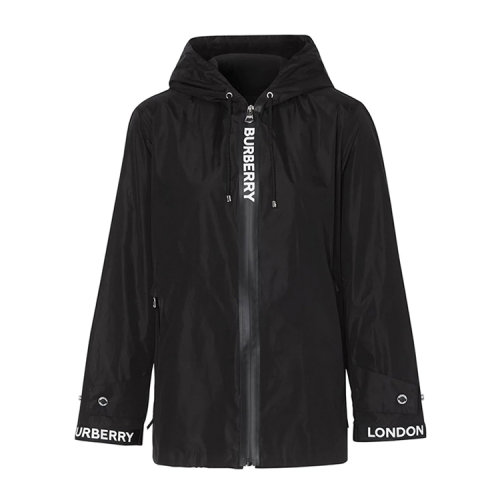BURBERRY/博柏利 徽标带饰ECONYL?连帽外套女士夹克80275031