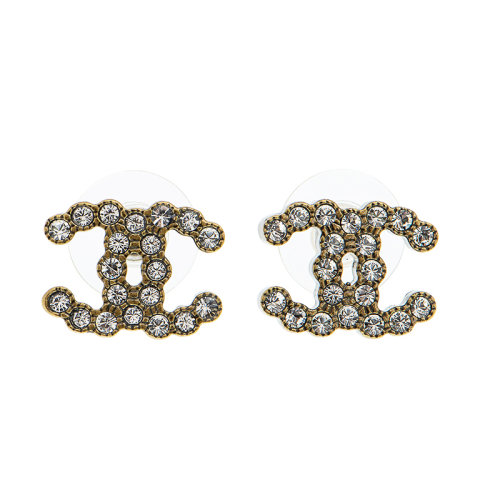 CHANEL/香奈儿  耳钉 淡金色 限定款