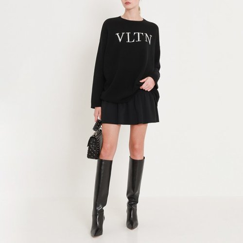 Valentino/华伦天奴 19年秋冬 女性 圆领 百搭 女卫衣 QB3KC1284AJ0NA