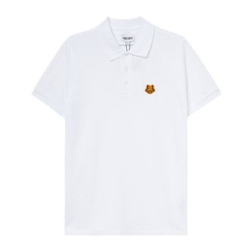  KENZO/高田贤三 男士白色棉质短袖polo衫 FA65P00014PU01 PLFSX