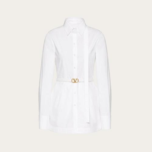  VALENTINO华伦天奴 22年秋冬 女士 连衣裙 COMBISHORT EN POPELINE DE COTON 1B3VE230_6001