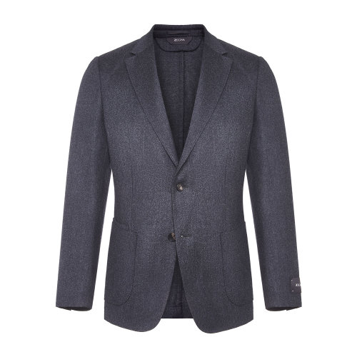 Z Zegna 藏青色高科技面料可水洗男士西服套装 2XPYGX-824711-711-8