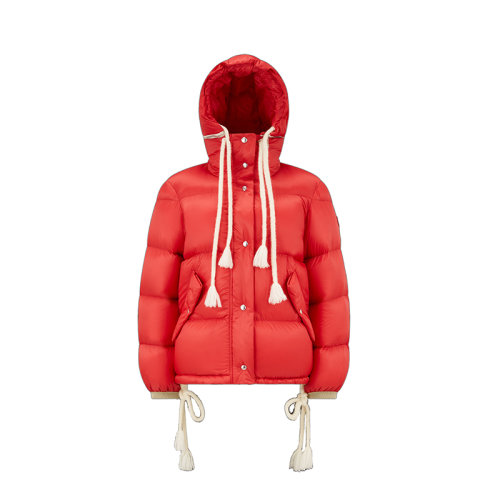 Moncler/蒙克莱 22年秋冬新款 Sydow系列 女士红色短款羽绒服夹克H20941A00001M199845B
