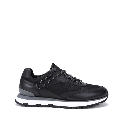 HUGO BOSS/雨果博斯 男士皮革等多种材质拼接系带休闲运动鞋 50459936