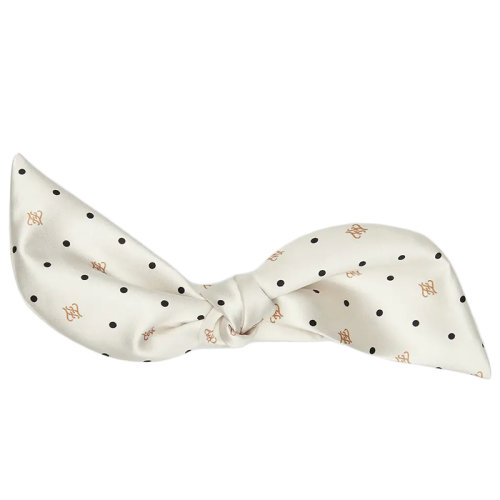 FENDI/芬迪 女士白色公爵夫人真丝发扣FXT114AHS7F1ENO