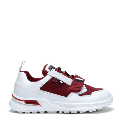 PRADA/普拉达 男士织物配皮运动鞋 2EG266 3V91