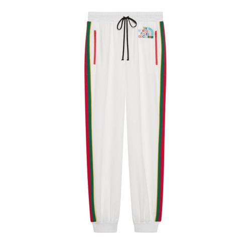  GUCCI古驰 22年秋冬 女士 The North Face x Gucci联名系列针织棉长裤 673972 XJDUE 9799