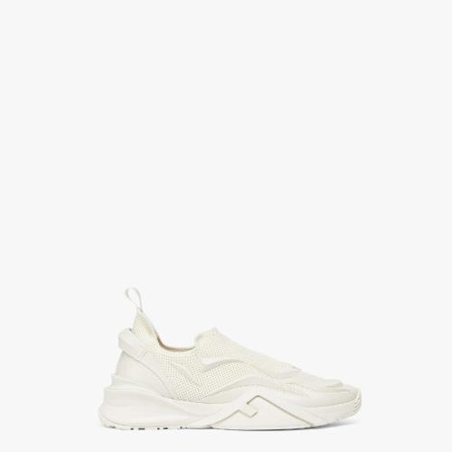  FENDI芬迪 22年秋冬 男士 休闲运动鞋 白色网布跑步鞋 7E1504AHI8F0V4D