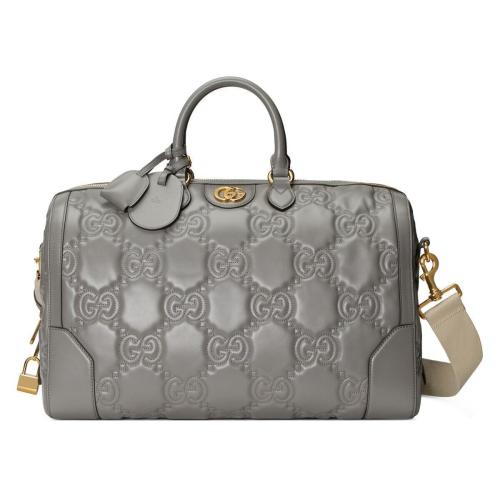  GUCCI古驰 22年秋冬 男士 GG绗缝旅行袋 700762 UM8FG 1563